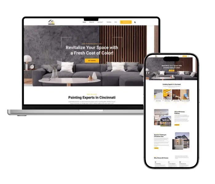 EB Home Renovations Web Design