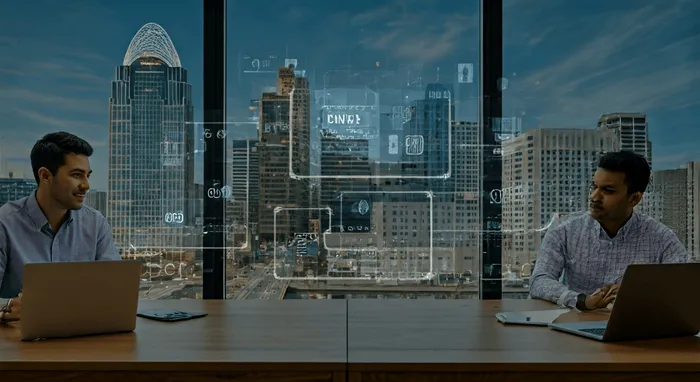 Laptop displaying web hosting dashboard with server performance metrics